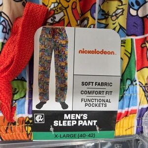 Nickelodeon Mens Sleep Pant Rugrats Cartoon Print X Large Comfort Fit  Pockets